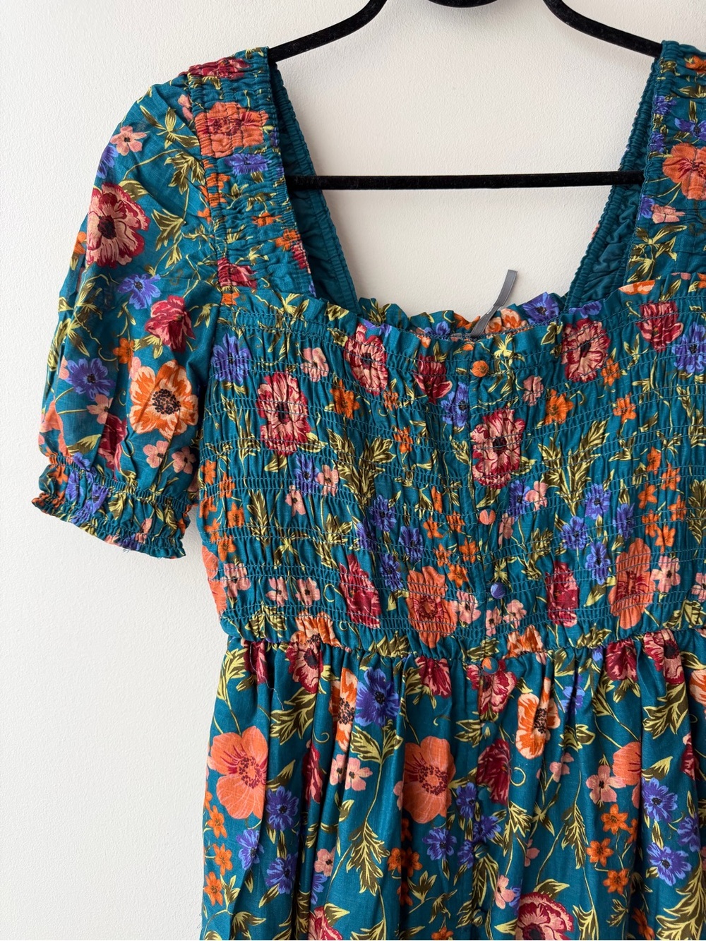 Anthropologie Peregrine Cotton Puff-Sleeve Midi Dress NWT - Picture 5 of 7